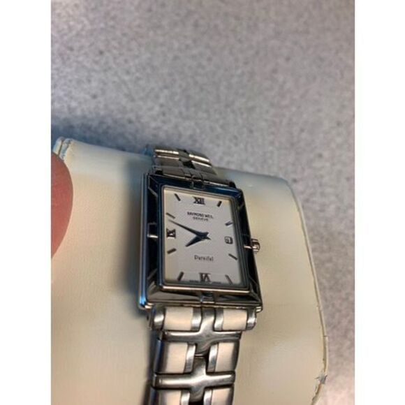 Raymond Weil Geneve Parsifal 9331 Quartz Stainless Steel Men’s Watch In Box - Picture 3 of 12